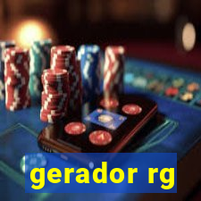 gerador rg